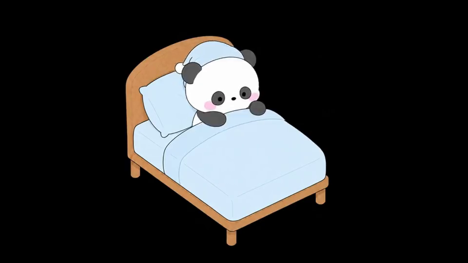Panda sleeping