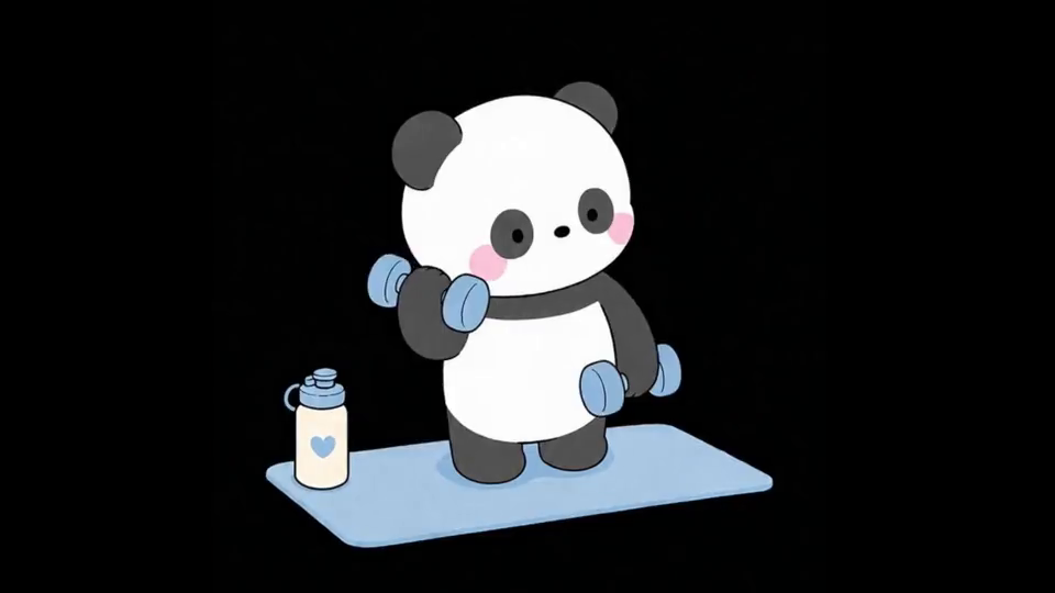 Panda working